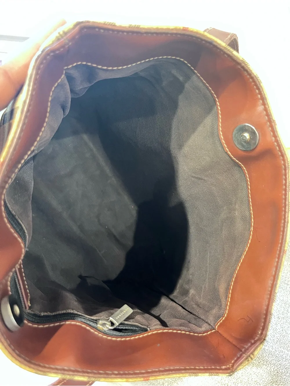 Burberry Haymarket vintage tote bag